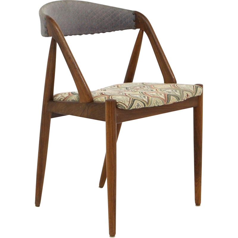 Silla vintage de teca "modelo 31" de Kai Kristiansen, Dinamarca 1960