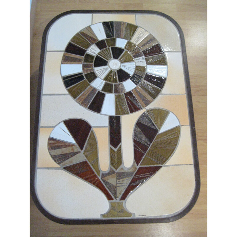 Ceramic coffee table, Roger CAPRON - 1960s