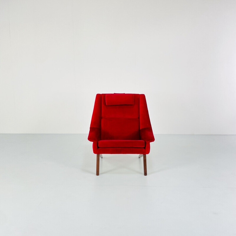 Cadeira Vintage lounge "4410" de Folke Ohlsson para Fritz Hasen, Dinamarca 1960