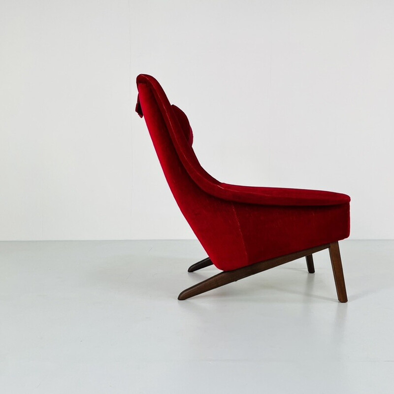 Cadeira Vintage lounge "4410" de Folke Ohlsson para Fritz Hasen, Dinamarca 1960