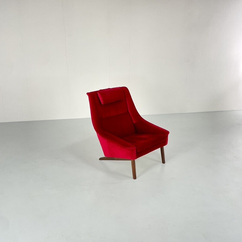 Vintage lounge stoel "4410" van Folke Ohlsson voor Fritz Hasen, Denemarken 1960