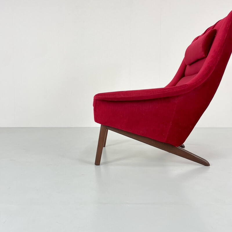 Cadeira Vintage lounge "4410" de Folke Ohlsson para Fritz Hasen, Dinamarca 1960