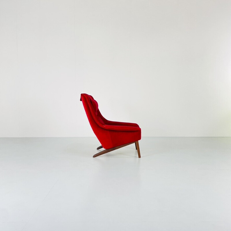 Vintage lounge chair "4410" by Folke Ohlsson for Fritz Hasen, Denmark 1960s