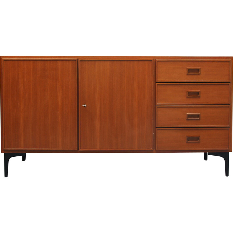 Vintage sideboard in teak and formica by Ernst Martin Dettinger, 1960s