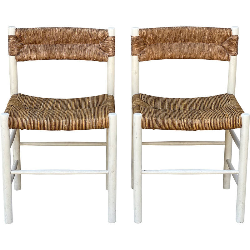 Pair of vintage Dordogne chairs by Robert Sentou, 1950s