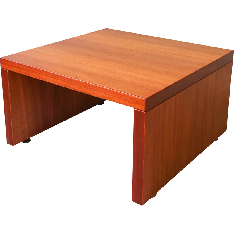 Vintage Brazilian side table in exotic wood by Sergio Rodrigues for Oca, 1970s