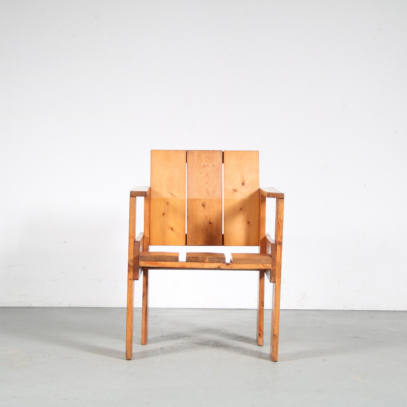 Vintage "Albatros" armchair by Gerrit Rietveld, Netherlands 1951