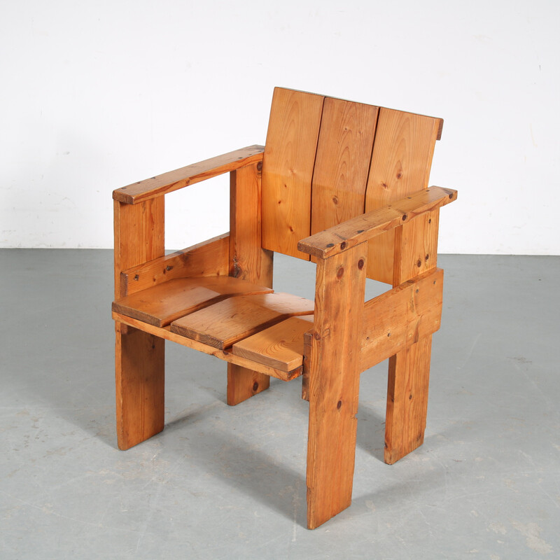 Fauteuil vintage "Albatros" par Gerrit Rietveld, Pays-Bas 1951