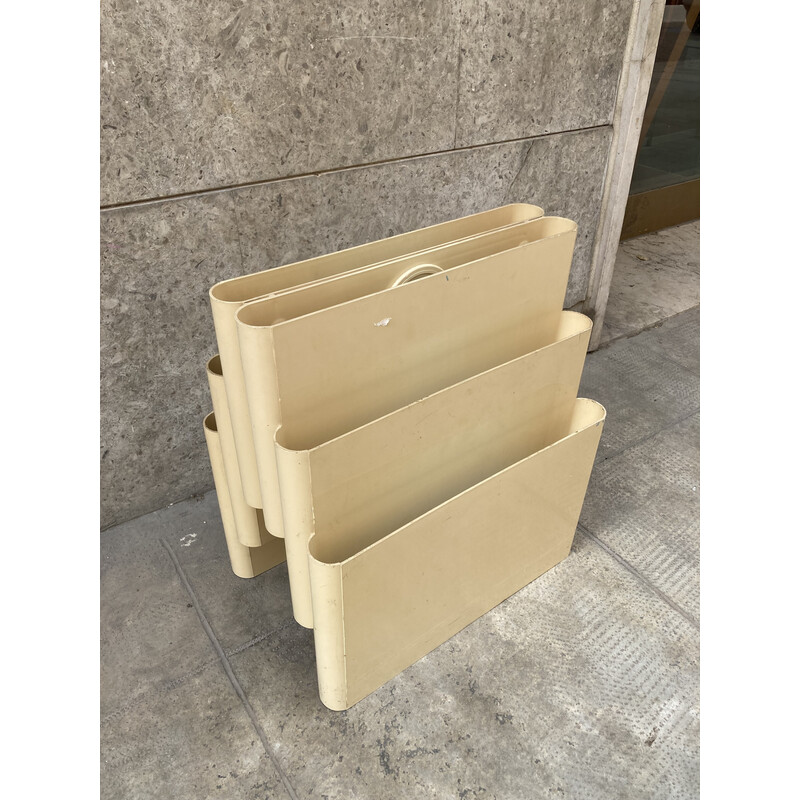 Vintage magazine rack by Giotto Stoppino, 1970s