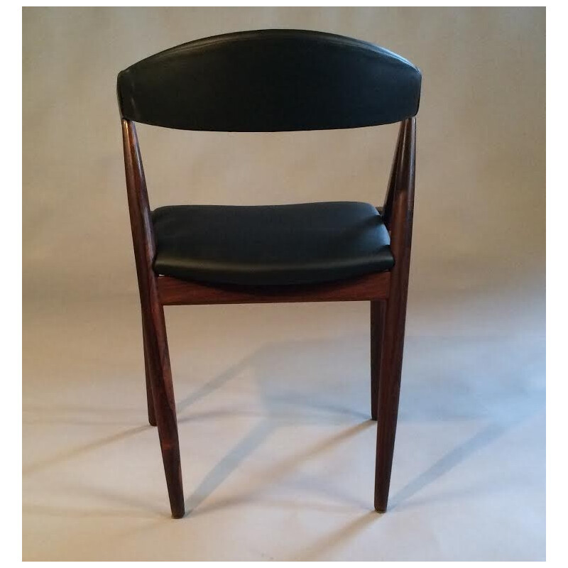 Set of 4 Schou Andersen "Model 31" rosewood dining chairs, Kai KRISTIANSEN - 1960s