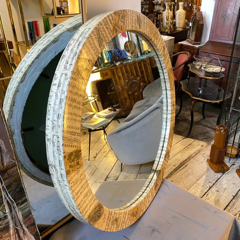 Espejo de pared rectangular marco hecho a mano -Espejos