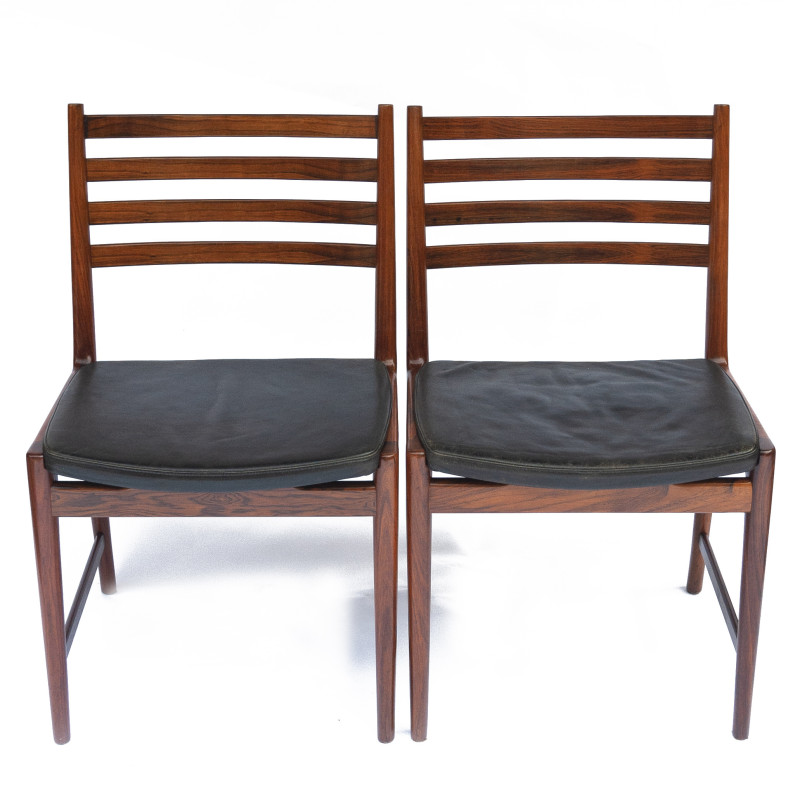 Set van 4 vintage palissander eetkamerstoelen, Kai Lyngfeldt Larsen voor Søren Willadsen, 1960