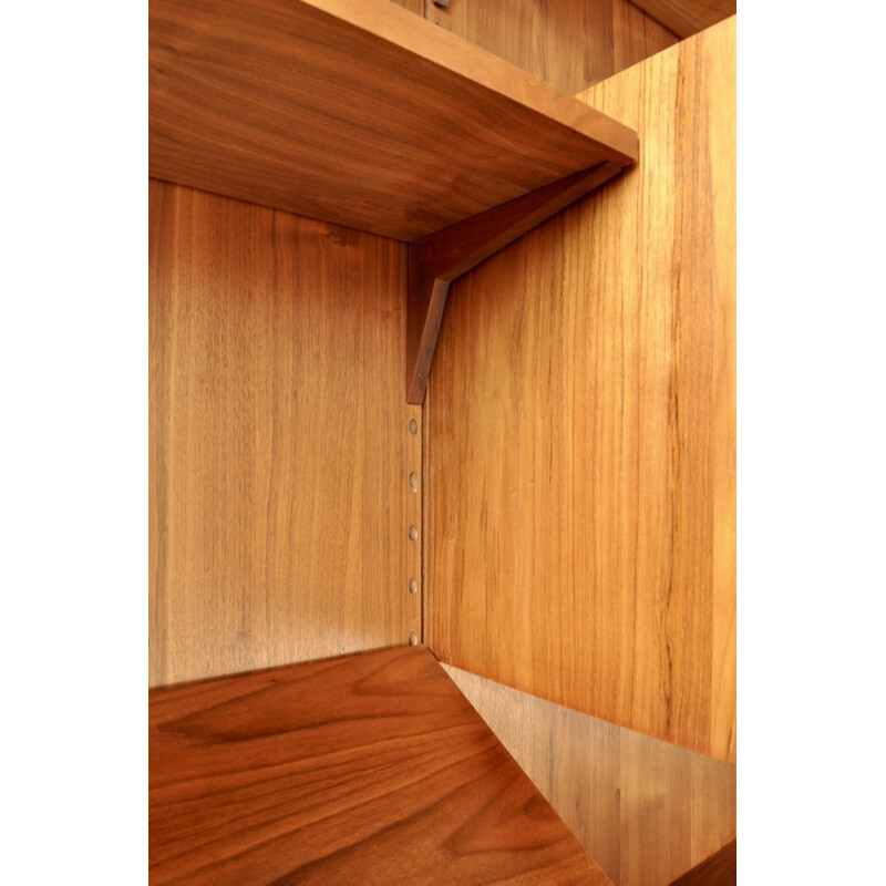 Cado teak panels wall unit, Poul CADOVIUS - 1950s