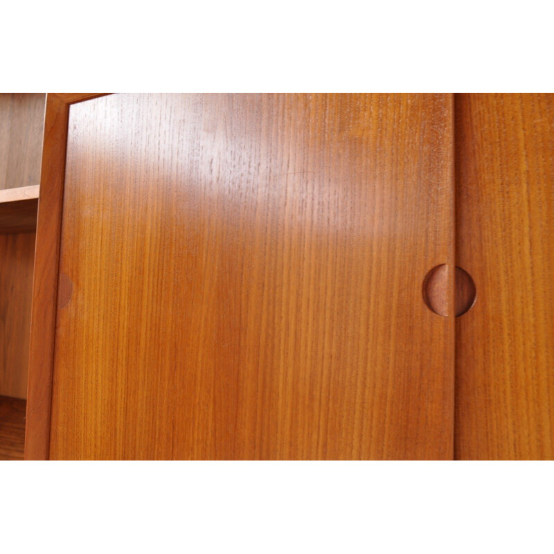 Cado teak panels wall unit, Poul CADOVIUS - 1950s