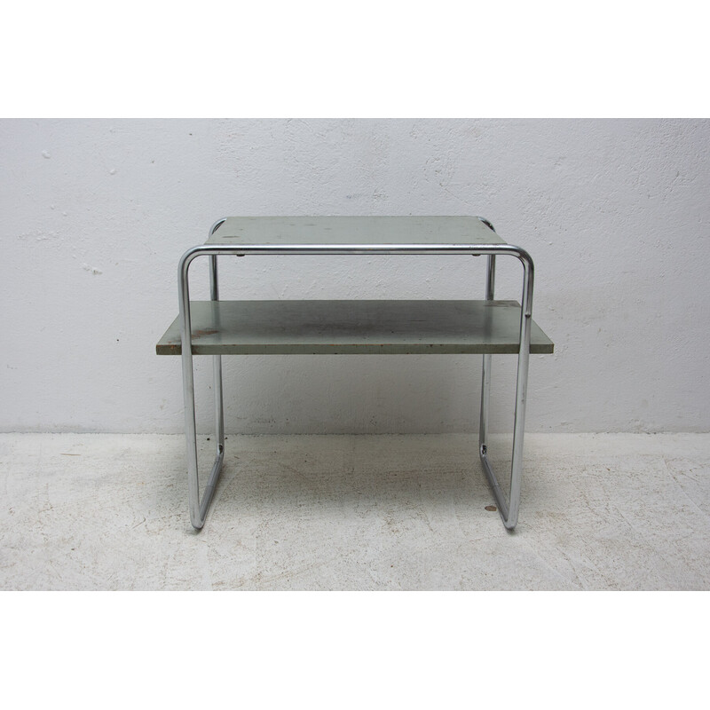 Vintage Bauhaus side table B12 by Marcel Breuer for Mücke-Melder, 1930s