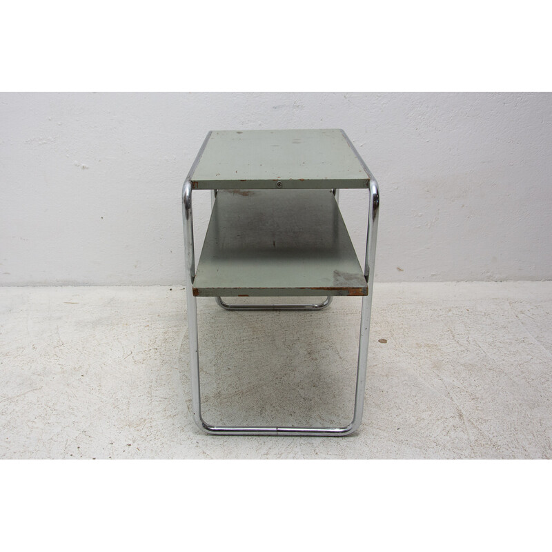 Vintage Bauhaus side table B12 by Marcel Breuer for Mücke-Melder, 1930s