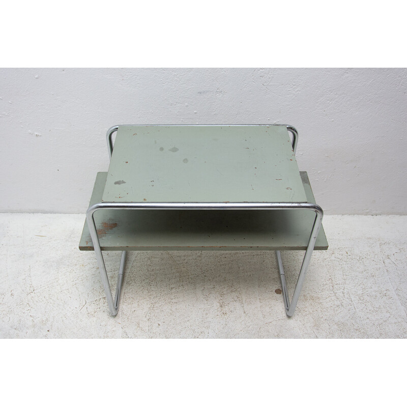 Mesa lateral Vintage Bauhaus B12 por Marcel Breuer para Mücke-Melder, 1930s