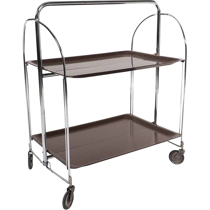 Vintage foldable trolley by Bremshey and Co, 1950s