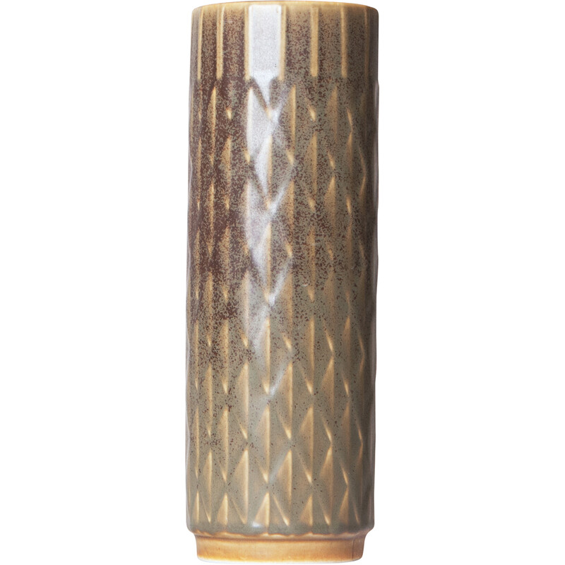 Vintage cylindrical vase by Gunnar Nylund for Rörstrand, Sweden 1950s