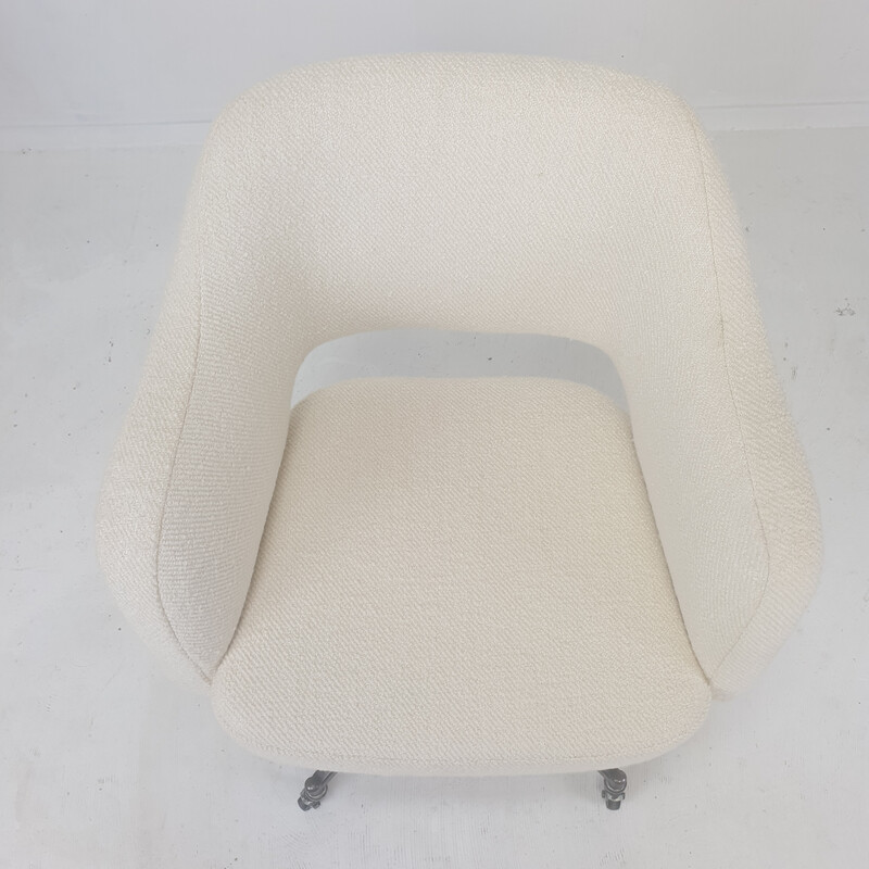 Mid-century Italian swivel desk armchair, 1960s