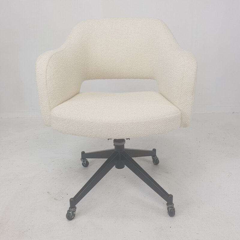 Mid-century Italian swivel desk armchair, 1960s