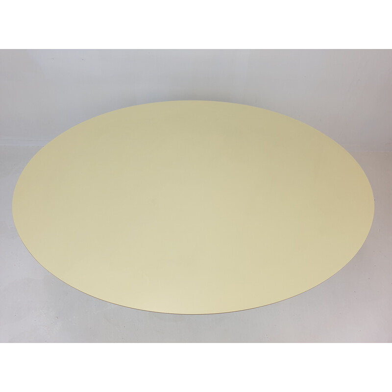 Mesa de jantar oval Vintage de Pierre Paulin para Artifort, década de 1960