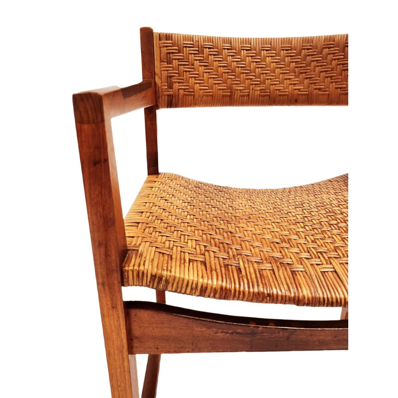 Ein Paar Vintage-Sessel aus Teakholz und Palisander von Hvidt und Mølgaard für Soborg