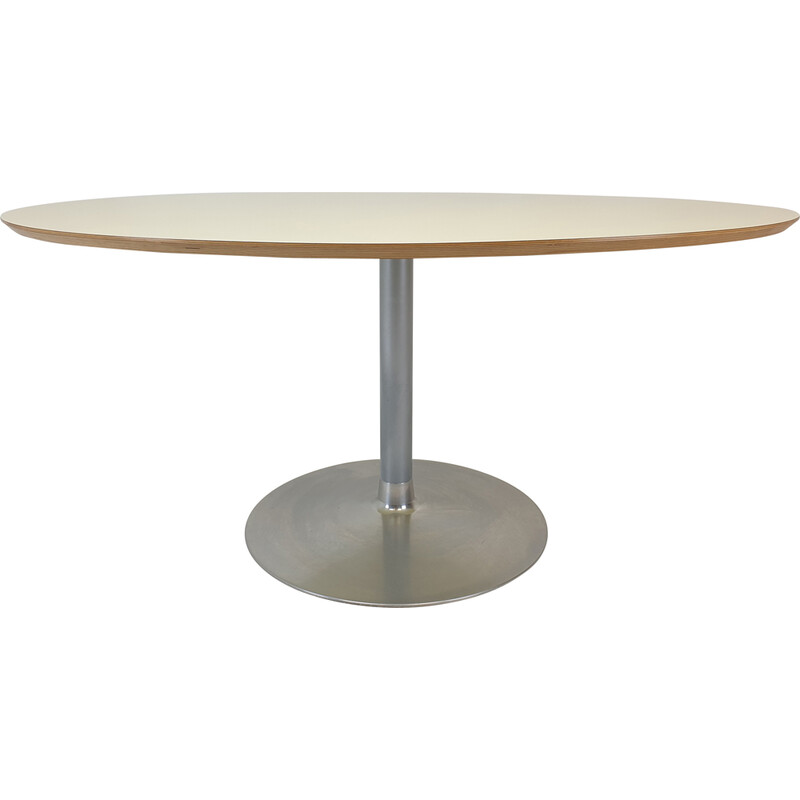 Vintage oval dining table by Pierre Paulin for Artifort, 1960s