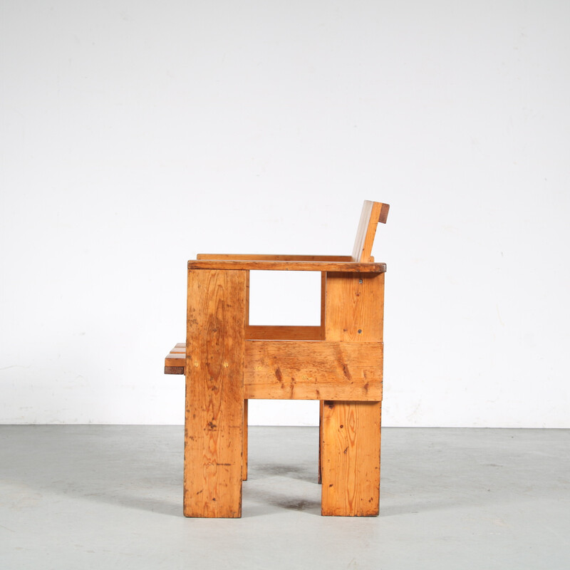 Vintage "Albatros" armchair by Gerrit Rietveld, Netherlands 1951