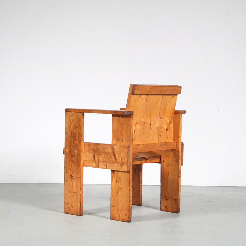 Vintage "Albatros" armchair by Gerrit Rietveld, Netherlands 1951