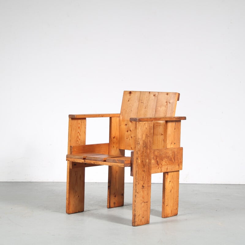 Vintage fauteuil "Albatros" van Gerrit Rietveld, Nederland 1951