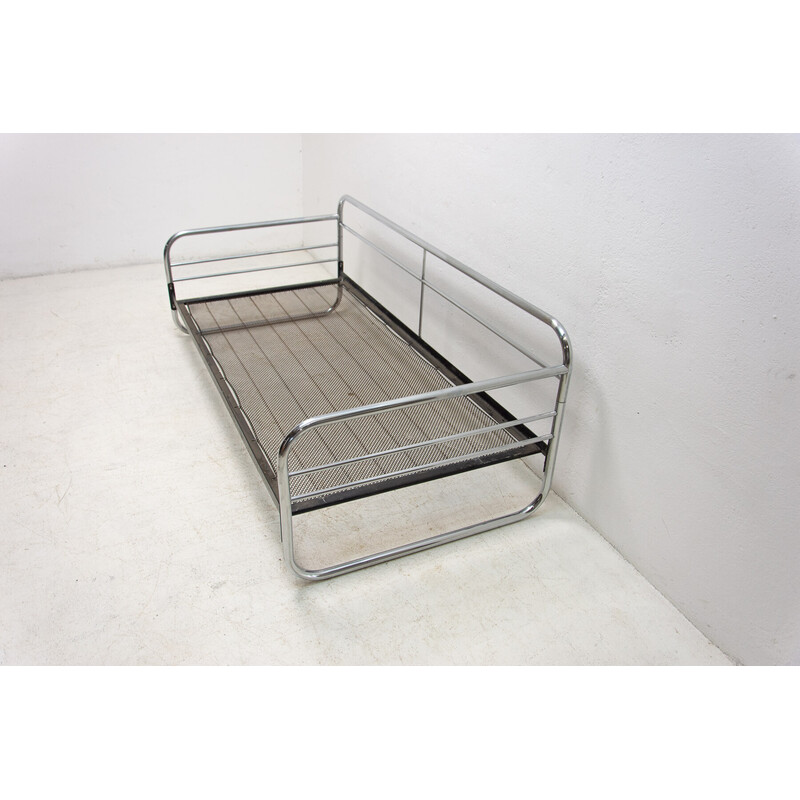 Vintage chrome Bauhaus sofa, 1930s