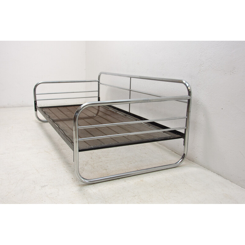 Vintage chrome Bauhaus sofa, 1930s