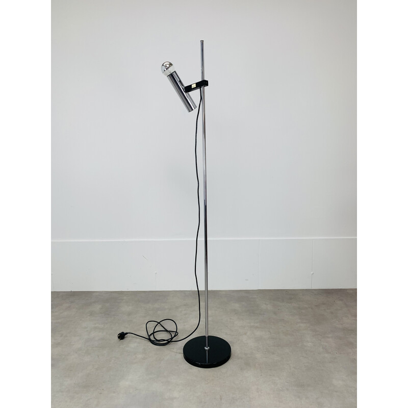 Vintage chrome floor lamp by Kaiser Leuchten, 1970