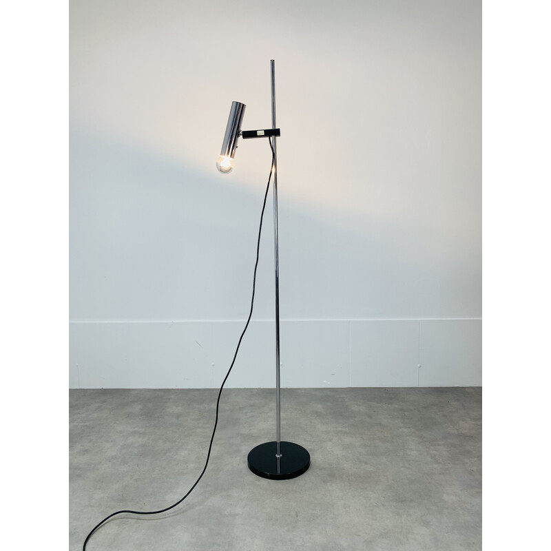 Vintage chrome floor lamp by Kaiser Leuchten, 1970