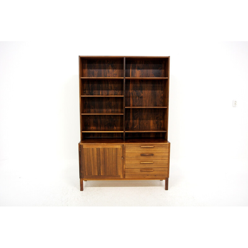 Vintage "Domi Monté" bookcase in rosewood by Nils Jonssons, Sweden 1960