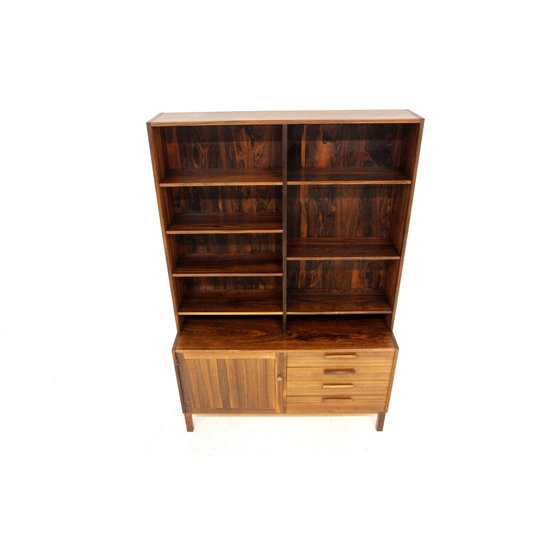 Vintage "Domi Monté" bookcase in rosewood by Nils Jonssons, Sweden 1960