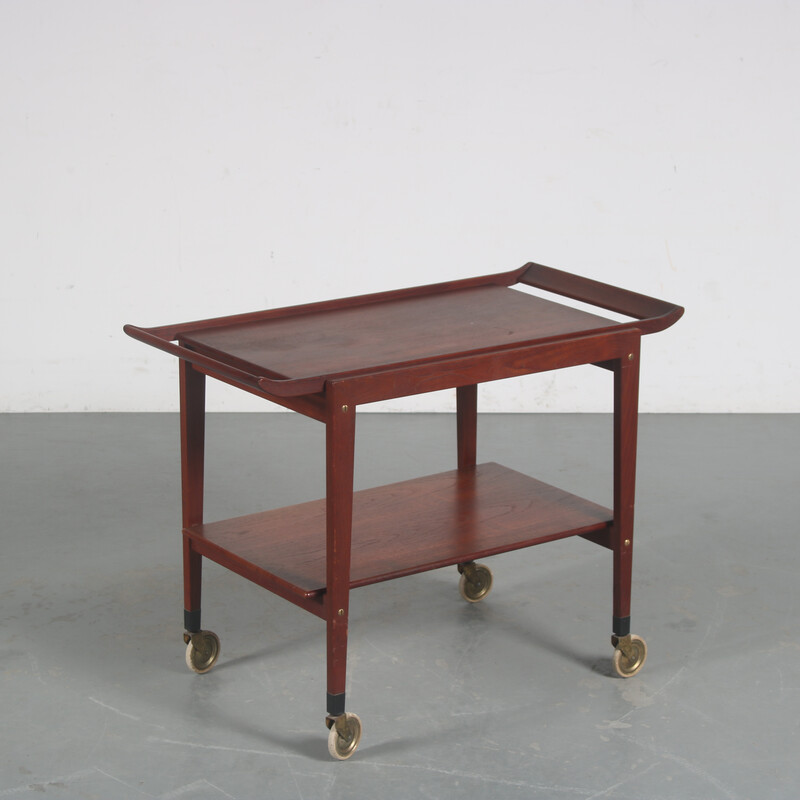 Vintage trolley by Peter Hvidt and Orla Molgaard for Soborg, Denmark 1960s