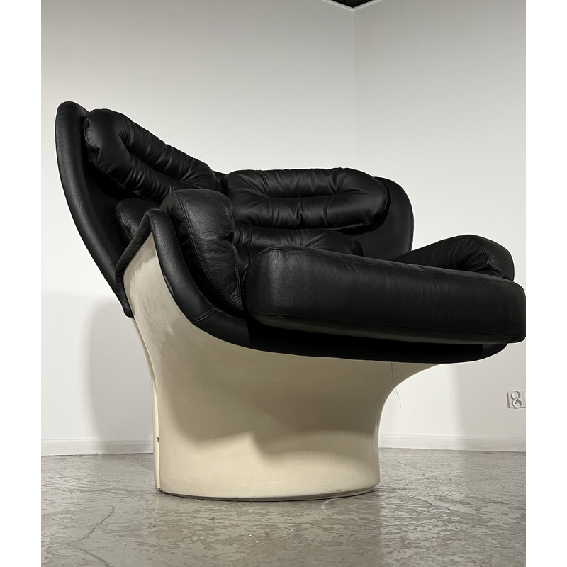 Poltrona vintage "Elda" di Joe Colombo per Comfort, 1963