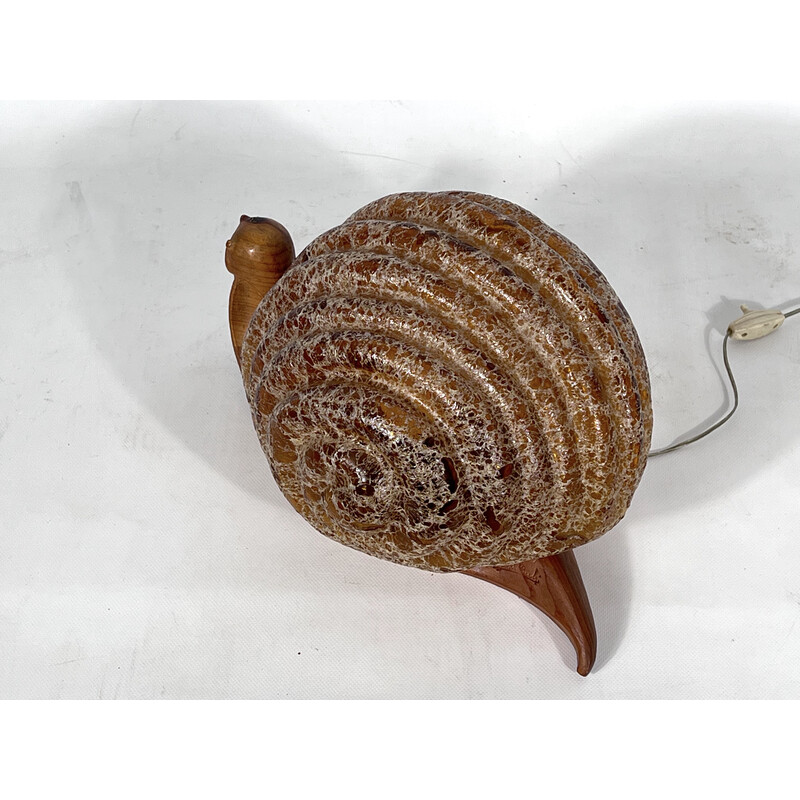 Vintage Lumaca Snail table lamp by Marzio Cecchi for Studio Most, Italy 1960s