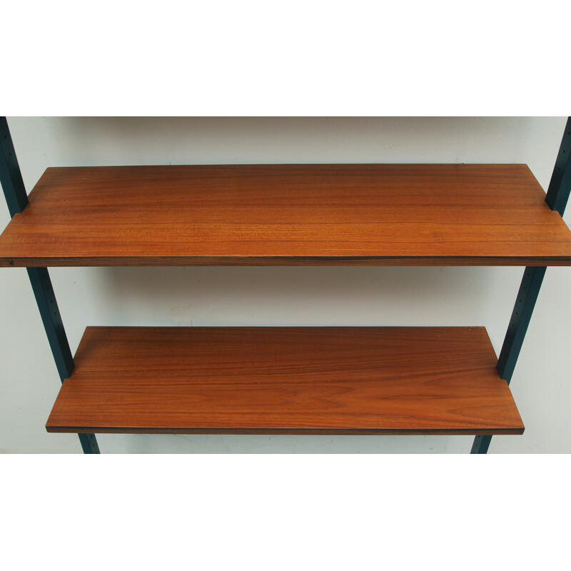 Mueble de pared de teca vintage de Olof Pira, 1960