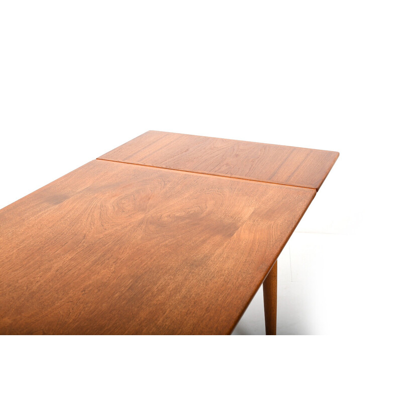 At-312 vintage teak and oak table de Hans J. Wegner para Andrea's Tuck, Dinamarca 1950-1960