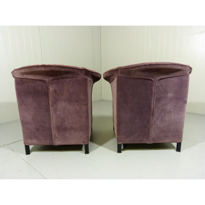 Wittmann set of 2 easy chairs, Paolo PIVA - 1980s
