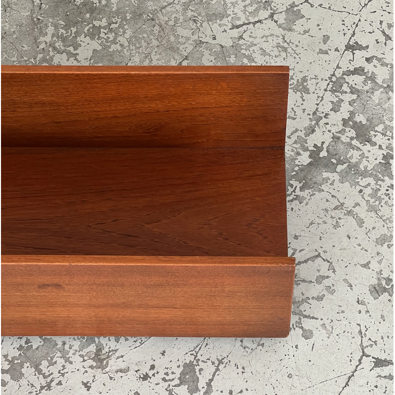 Vintage wall shelf in rosewood by Walter Wirz for Wilhelm Renz, 1960