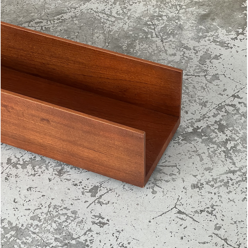 Vintage wall shelf in rosewood by Walter Wirz for Wilhelm Renz, 1960