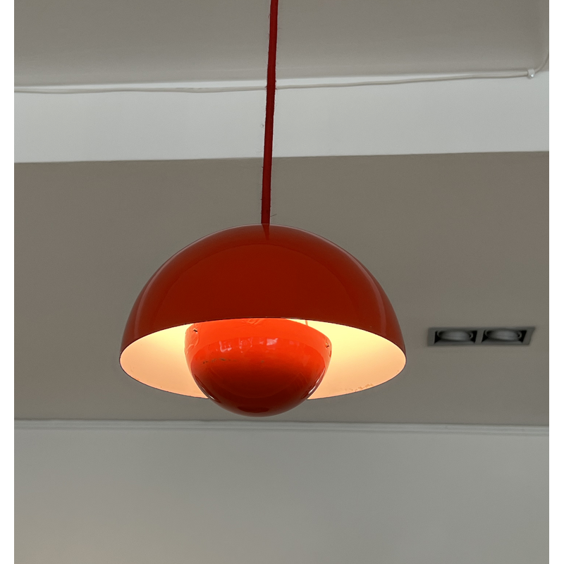 Vintage Flower Pot Vp1 pendant lamp by Verner Panton for Louis Poulsen, 1960