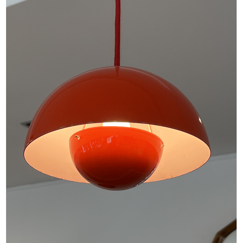 Vintage Flower Pot Vp1 pendant lamp by Verner Panton for Louis Poulsen, 1960