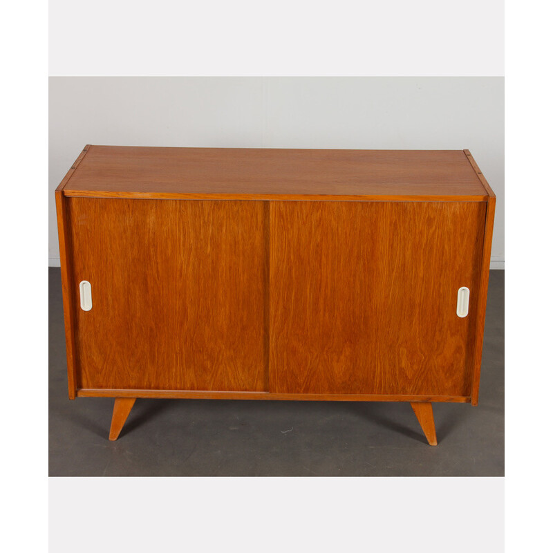 Vintage oakwood chest of drawers model U-452 by Jiroutek for Interier Praha, 1960
