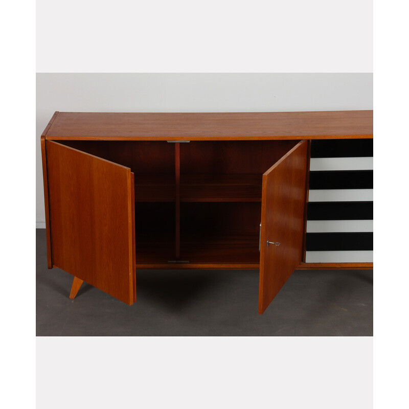 Vintage sideboard model U-460 in oakwood by Jiri Jiroutek for Interier Praha, 1960