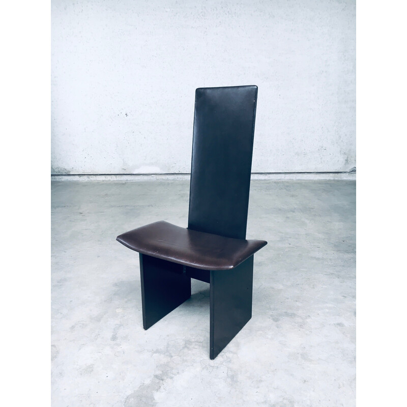 Ensemble de 8 chaises vintage Rennie par Kazuhide Takahama pour Simon Gavina, Italie 1980